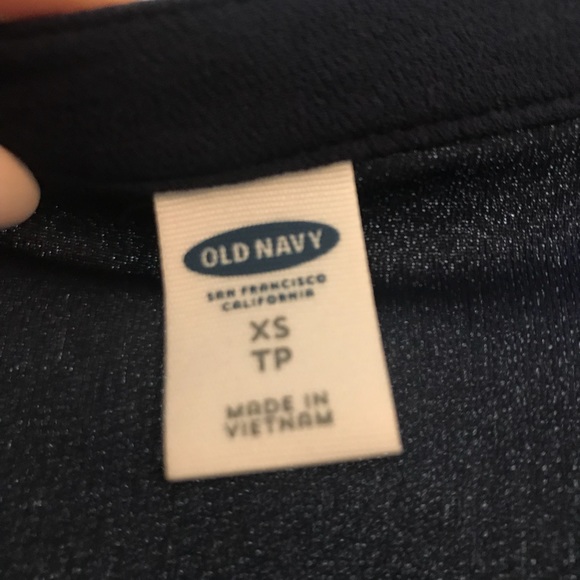 Navy A-line dress Worn once from old navy - Picture 3 of 4